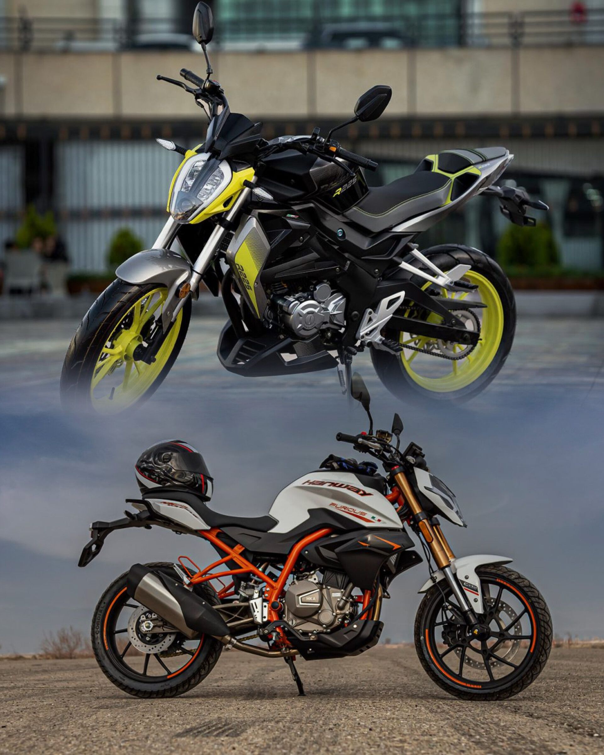 مقایسه کلی R225 VS hanway nk250